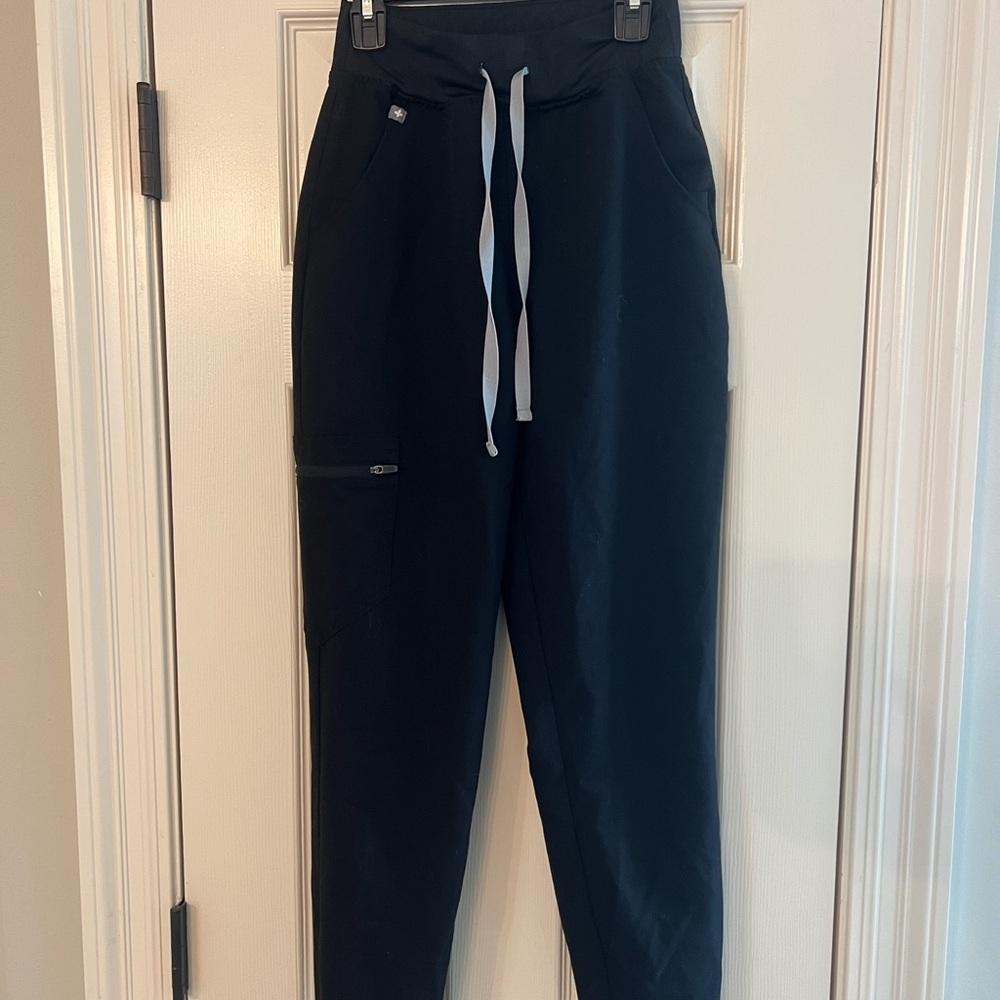 Figs Black Zamora High-waisted Scrub Joggers XXS/T